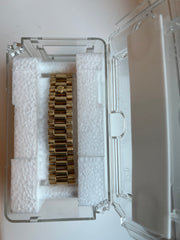 Clear single Watch delivery case (watch coffin)